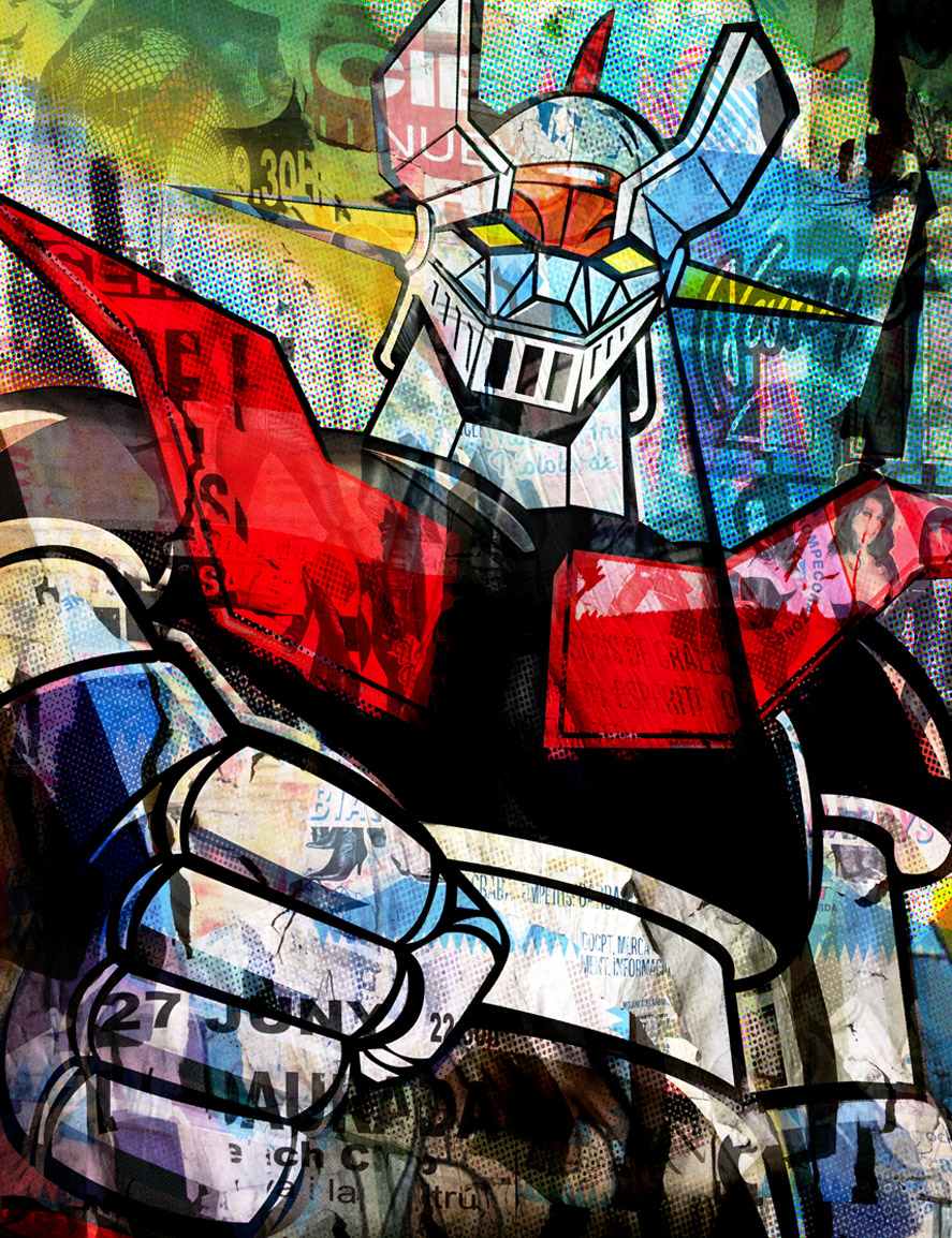 disseny grafic mazinger z 887px